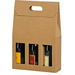 Emballages cadeaux pour 3 bouteilles